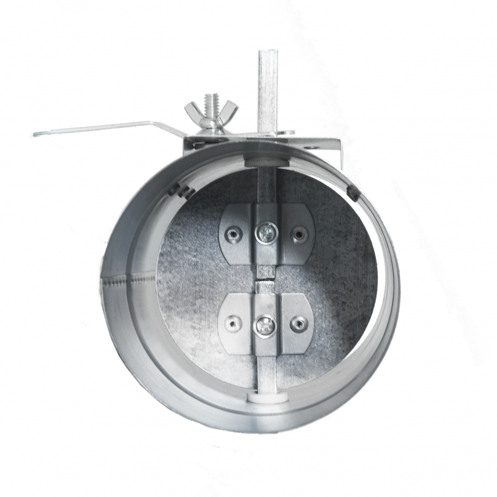 Дроссель клапан для круглых каналов Airone ДКК 125 оц.ст