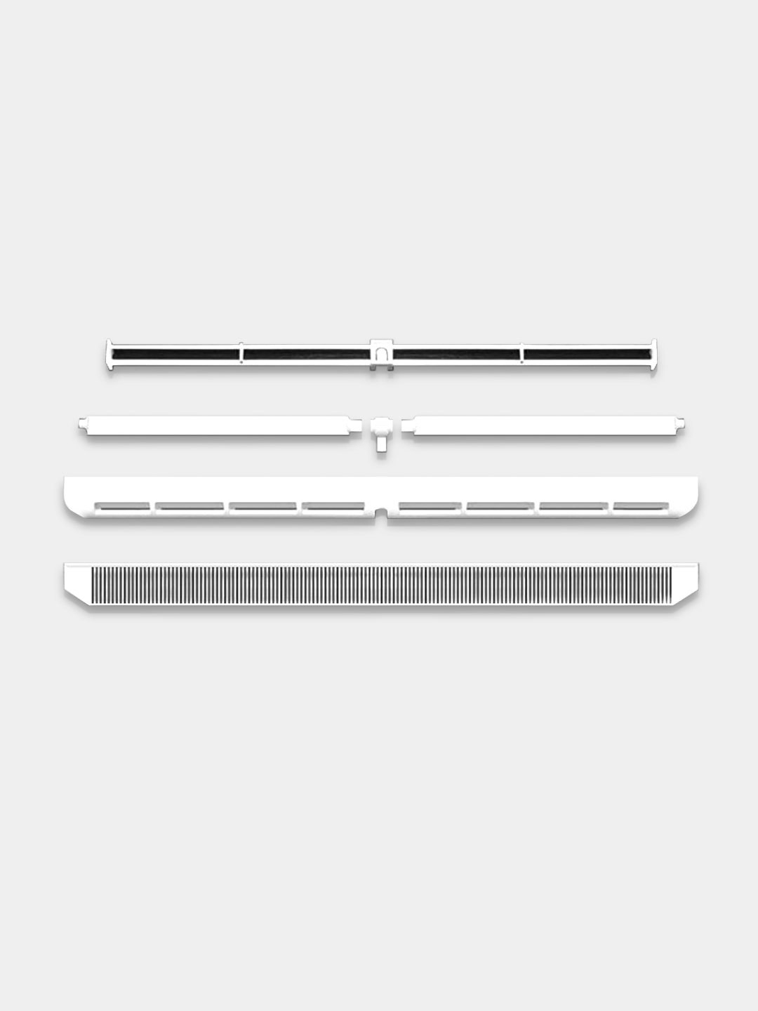 Оконный приточный вентиляционный клапан Ventus OK 400 белый