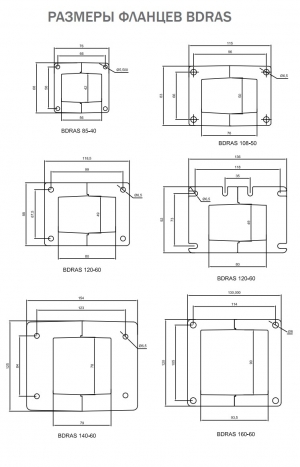 Вентилятор радиальный Bahcivan BDRAS 85х40 в алюминиевом корпусе