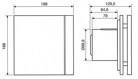 Soler & Palau Silent Design 100 CZ 3C