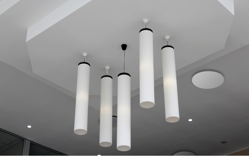 Анемостат со стеклянной внешней частью FOZA D 125 мм. Матовое стекло 180х180 мм. Цвет Белый RAL 9003