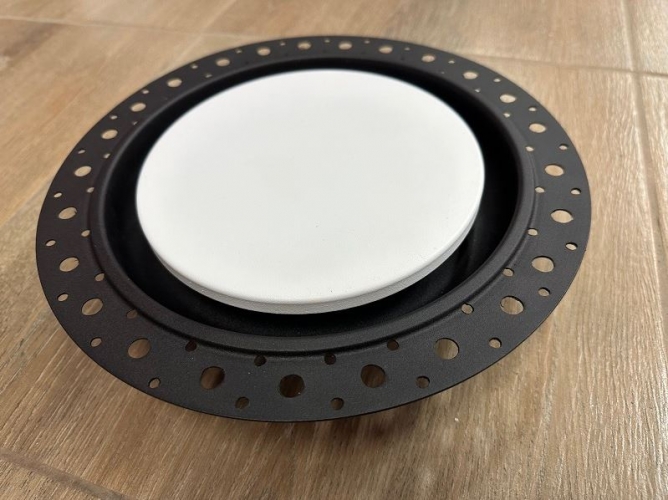 РЭД-ЛУК-SIR-D дизайнерский потолочный диффузор скрытого монтажа без видимого фланца secret белый 160