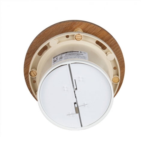 Высокотемпературный жаростойкий вентилятор Mmotors для бани и сауны мм-s 100 круг (дерево)