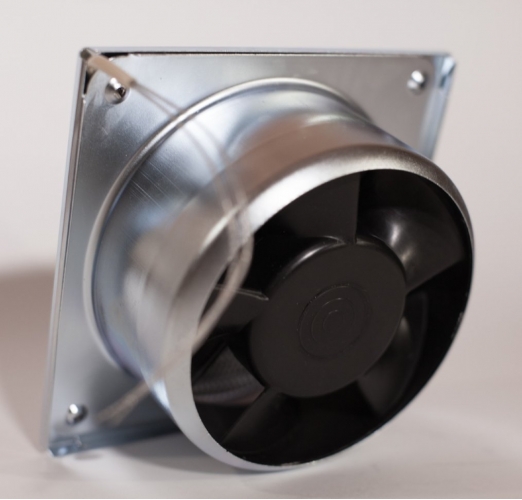 Вентилятор высокотемпературный жаростойкий металл квадрат Mmotors цинк D 120мм