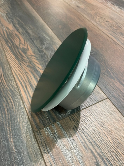 Диффузор стальной приточно-вытяжной FoZa PV-100 Зеленый матовый RAL6028