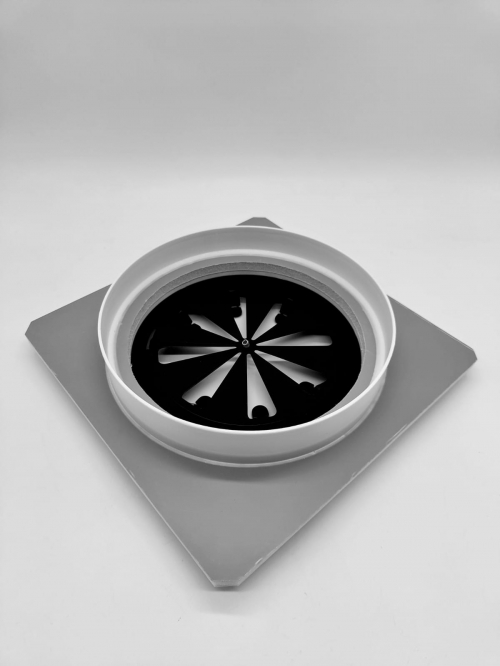 Теневой магнитный диффузор для потолков из гипсокартона 200 мм