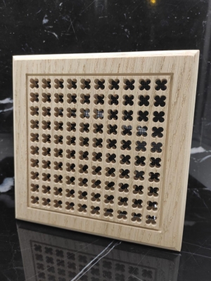 Решетка декоративная деревянная на магнитах Пересвет К-04 150х150мм