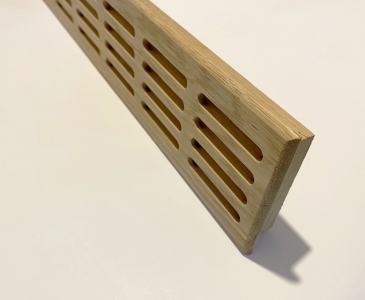Деревянная врезная решетка Visioner 65х540 мм. из бука