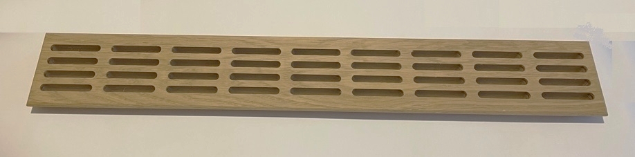 Деревянная врезная решетка Visioner 65х540 мм. из бука