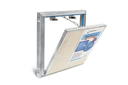 Люк под плитку ВЕКТОР 2.0 "Премиум" класса 200х200мм (Усиленный, Нажимной, Съемный)