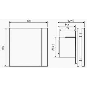 Вентилятор Soler & Palau Silent Design 100 CZ 12V + CT 12/14 (с понижающим трансформатором)