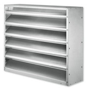 Шумозащитная жалюзийная решетка.