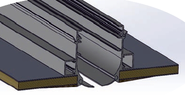 Щелевой диффузор скрытого монтажа РЭД-ЛУК-РС