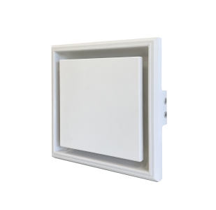 Диффузор под покраску скрытого монтажа SECRET FRAME 100/90 с приточно-вытяжным вентилятором