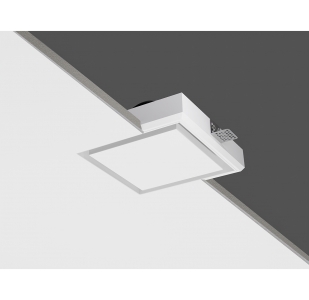 Диффузор под покраску скрытого монтажа SECRET FRAME 100/90 с приточно-вытяжным вентилятором